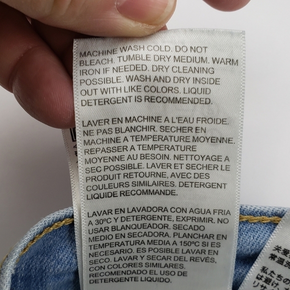 Levi’s Wedgie Icon Ripped Distressed Stretch Denim Skinny Jeans Size 26 - Picture 11 of 13